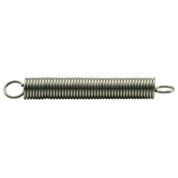 Midwest Fastener 5/16" x 0.041" x 2-1/2" 18-8 Stainless Steel Extension Springs 3PK 38814 - main